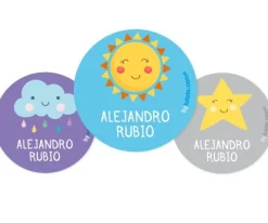 Pack 3 chapas Personalizadas Sol