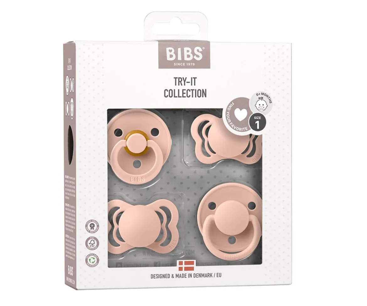 Pack Chupetes BIB Try-It Blush