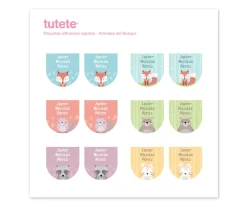 Pack Combinado Termo y Pegatinas Animales de Bosque