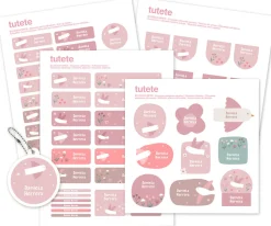 Pack Combinado Termo y Pegatinas Blossom Birds