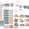 Pack Combinado Termo y Pegatinas Dinos World