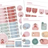 Pack Combinado Termo y Pegatinas Little Red