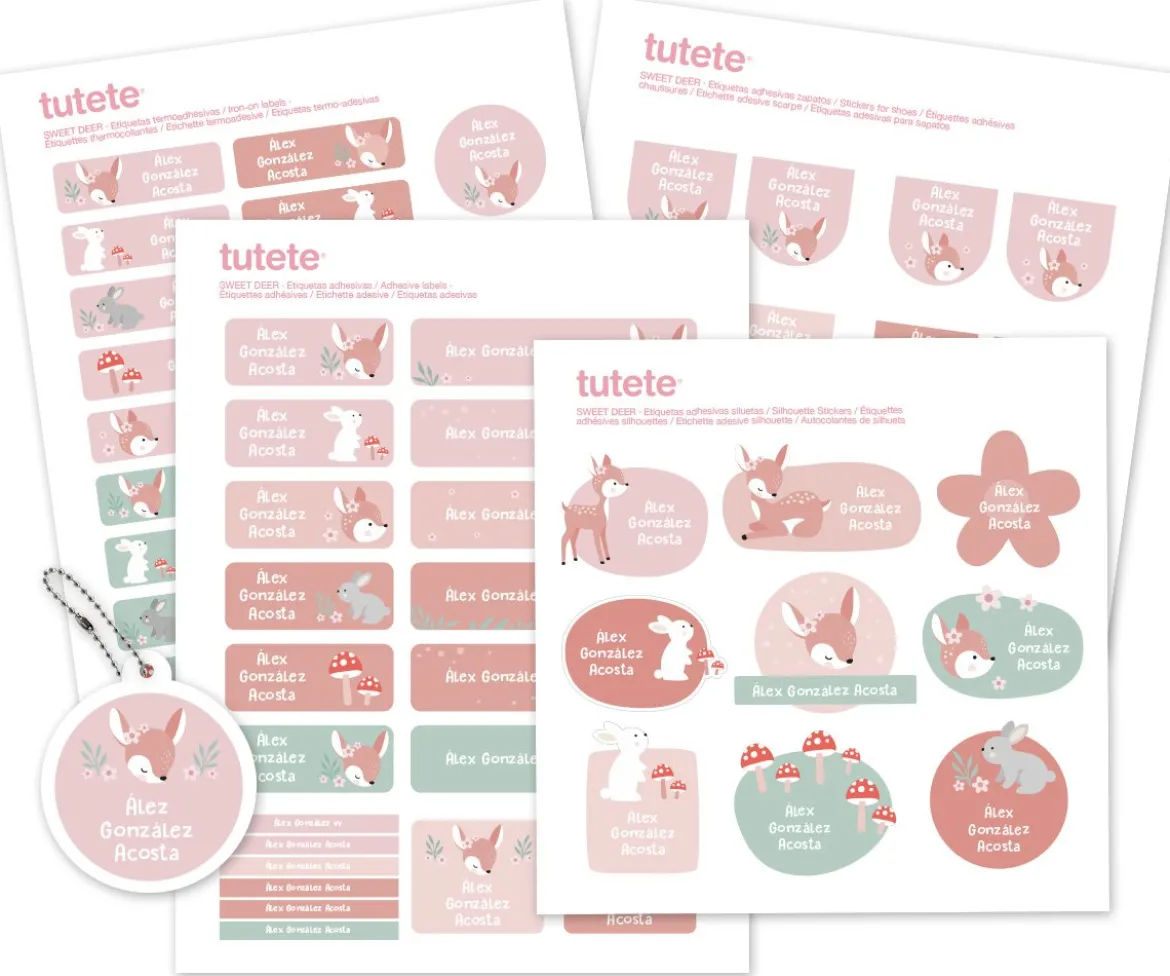 Pack Combinado Termo y Pegatinas Sweet Deer