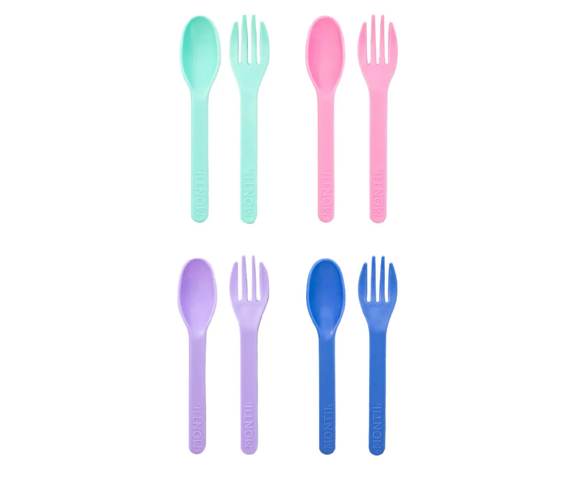 Pack 8 Cubiertos Mini Pastel