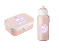 Pack de Almuerzo Campus Tutete Pink Ballet Personalizado