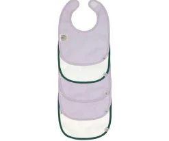 Pack de 5 baberos Happy Lavender