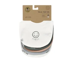Pack de 5 baberos Happy Smile