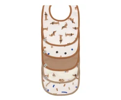 Pack de 5 baberos Impermeables Little Mateys Royal Blue