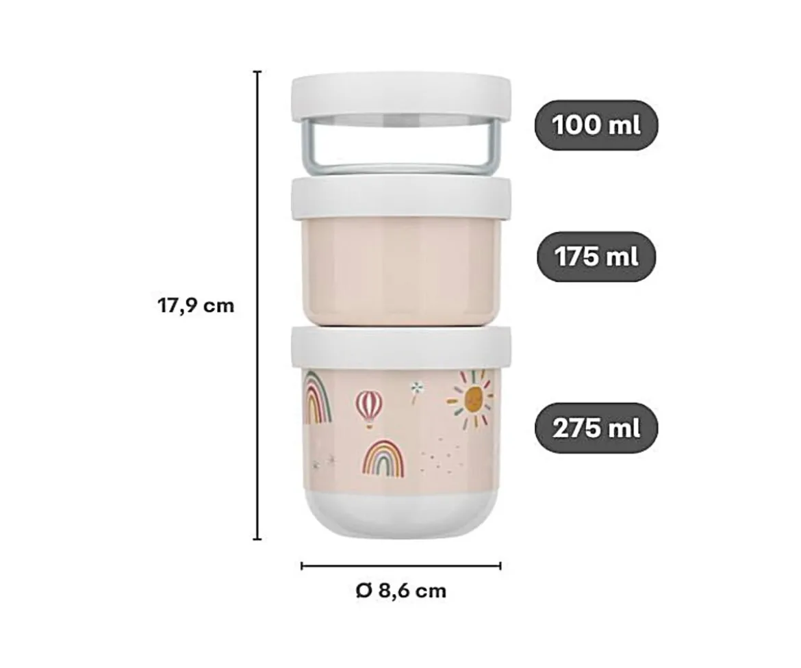 Pack 3 Dispensadores de Comida Apilable Mio Little Farm