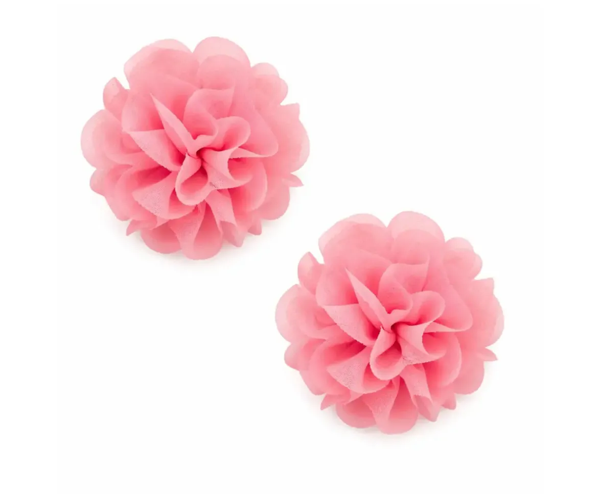 Pack 2 pinzas Roseta Gasa Rosa