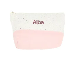 Pack Regalo Recién Nacido Personalizable Rainbow Dots Rosa