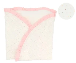 Pack Regalo Recién Nacido Personalizable Rainbow Dots Rosa