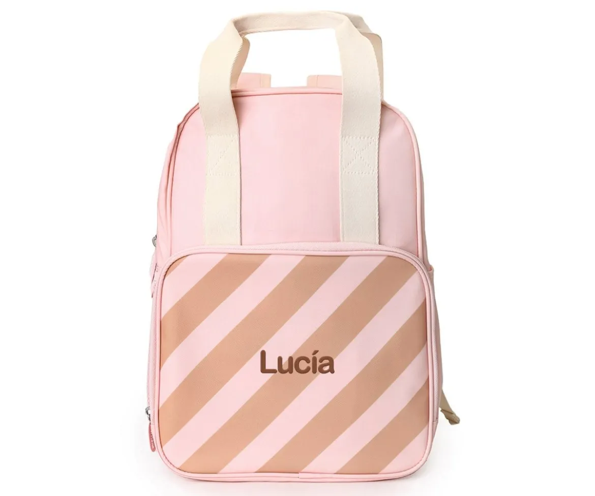 Pack Scout Stripes Pink Personalizable