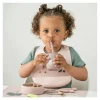 Pack 2 Vasos Silicona con Pajita Tiny Farm Powder