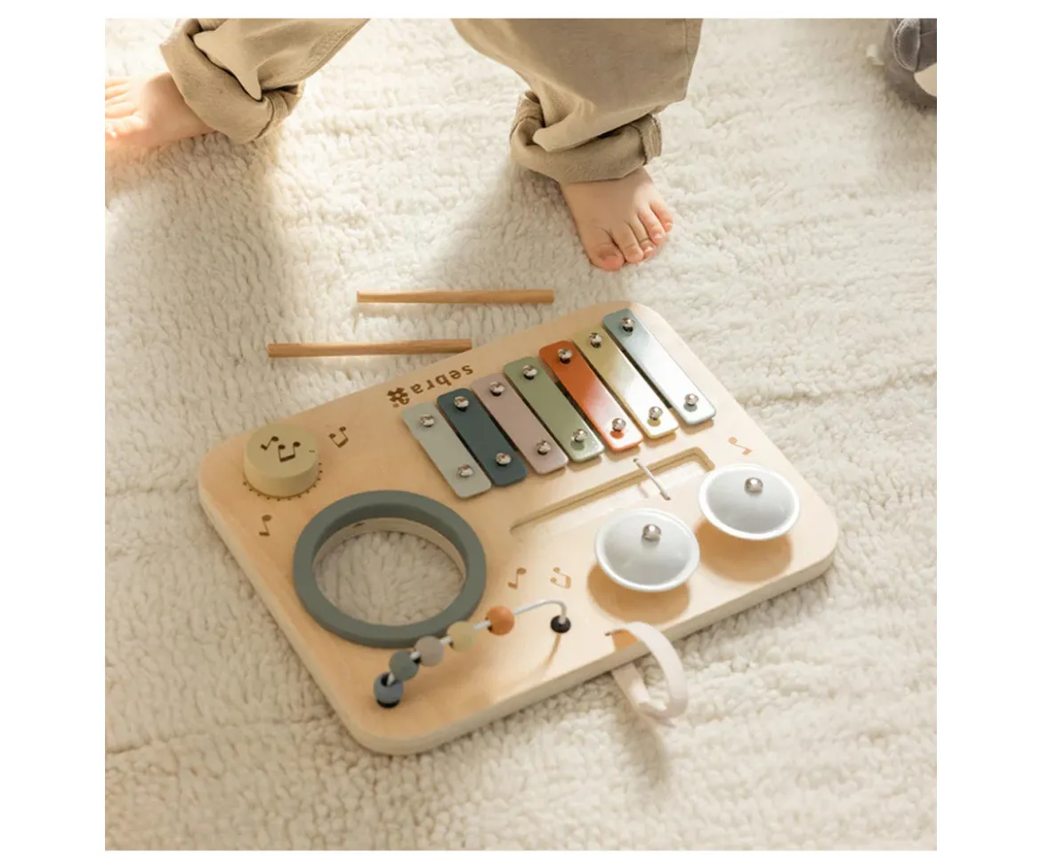 Panel de Actividades Musical Wooden