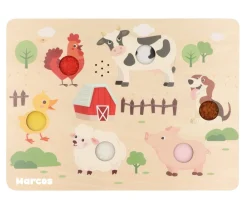Panel Sensorial En la Granja Personalizable