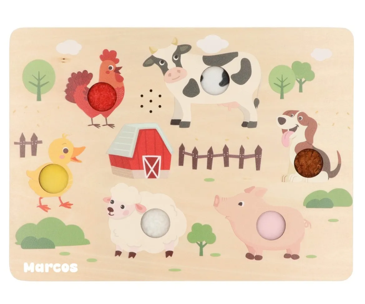 Panel Sensorial En la Granja Personalizable