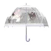 Paraguas Manual Infantil Kuromi Transparente Burbuja
