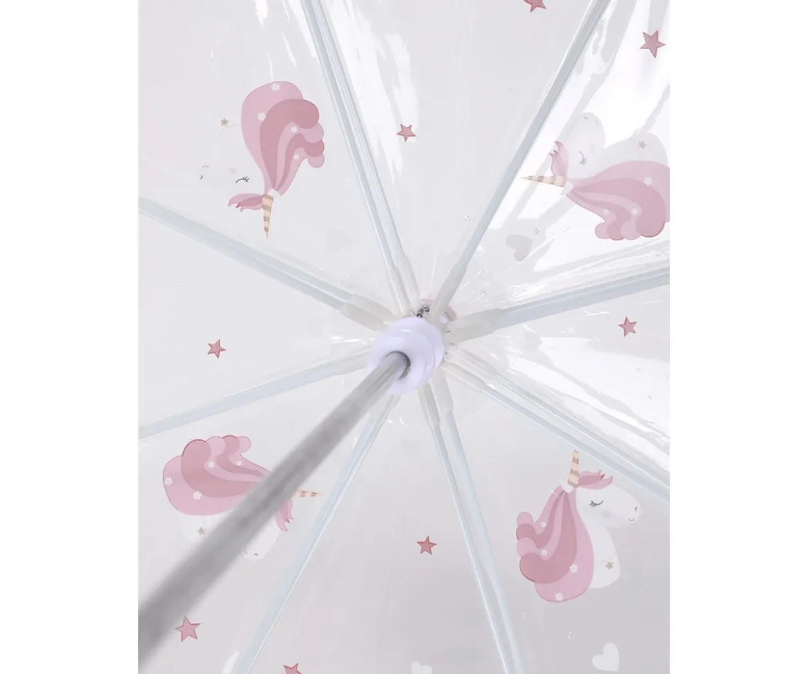 Paraguas Transparente Magical Unicorn