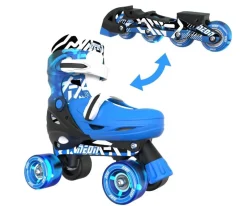Patines Combo Neón Goteki Azul T.34-37