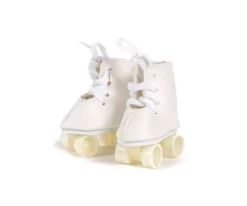 Patines Polipiel Blanco para Muñeco Gordis