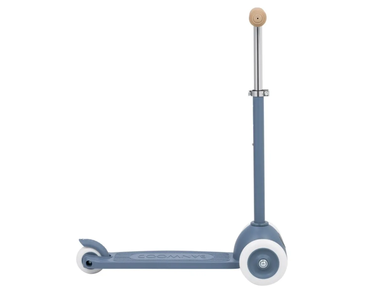 Patinete Banwood Eco + Cesta Pin & Ride Deep Sea y Pines Espacio