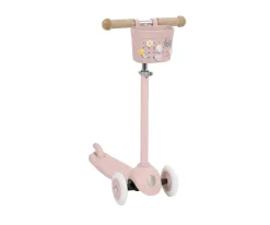 Patinete Banwood Eco + Cesta Pin & Ride Faded Pink y Pines Magia
