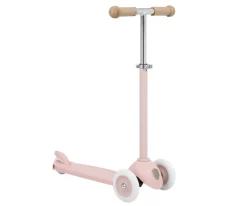 Patinete Banwood Eco + Cesta Pin & Ride Faded Pink y Pines Magia