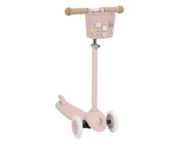 Patinete Banwood Eco + Cesta Pin & Ride Faded Pink y Pines Magia