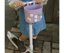 Patinete Banwood Eco + Cesta Pin & Ride Lavender y Pines Magia