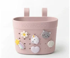 Patinete Banwood Eco + Cesta Pin & Ride Lavender y Pines Magia