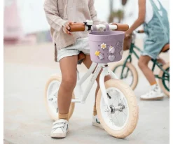 Patinete Banwood Eco + Cesta Pin & Ride Lavender y Pines Magia