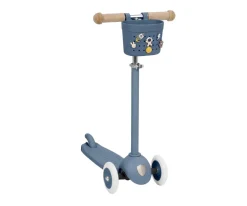 Patinete Banwood Eco + Cesta Pin & Ride Teal y Pines Espacio