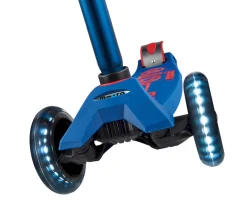 Patinete Maxi Micro Deluxe Azul Luces LED
