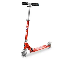 Patinete Micro Sprite LED Rojo