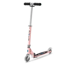 Patinete Micro Sprite Rosa Pastel Led