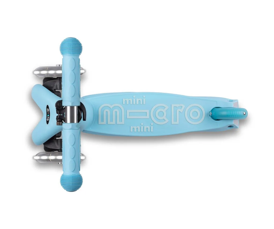 Patinete Mini 4 en 1 Deluxe LED Azul