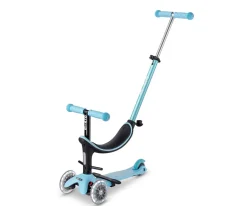 Patinete Mini 4 en 1 Deluxe LED Azul