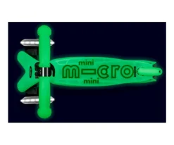 Patinete Mini Micro Deluxe Glow Lime con Luces LED