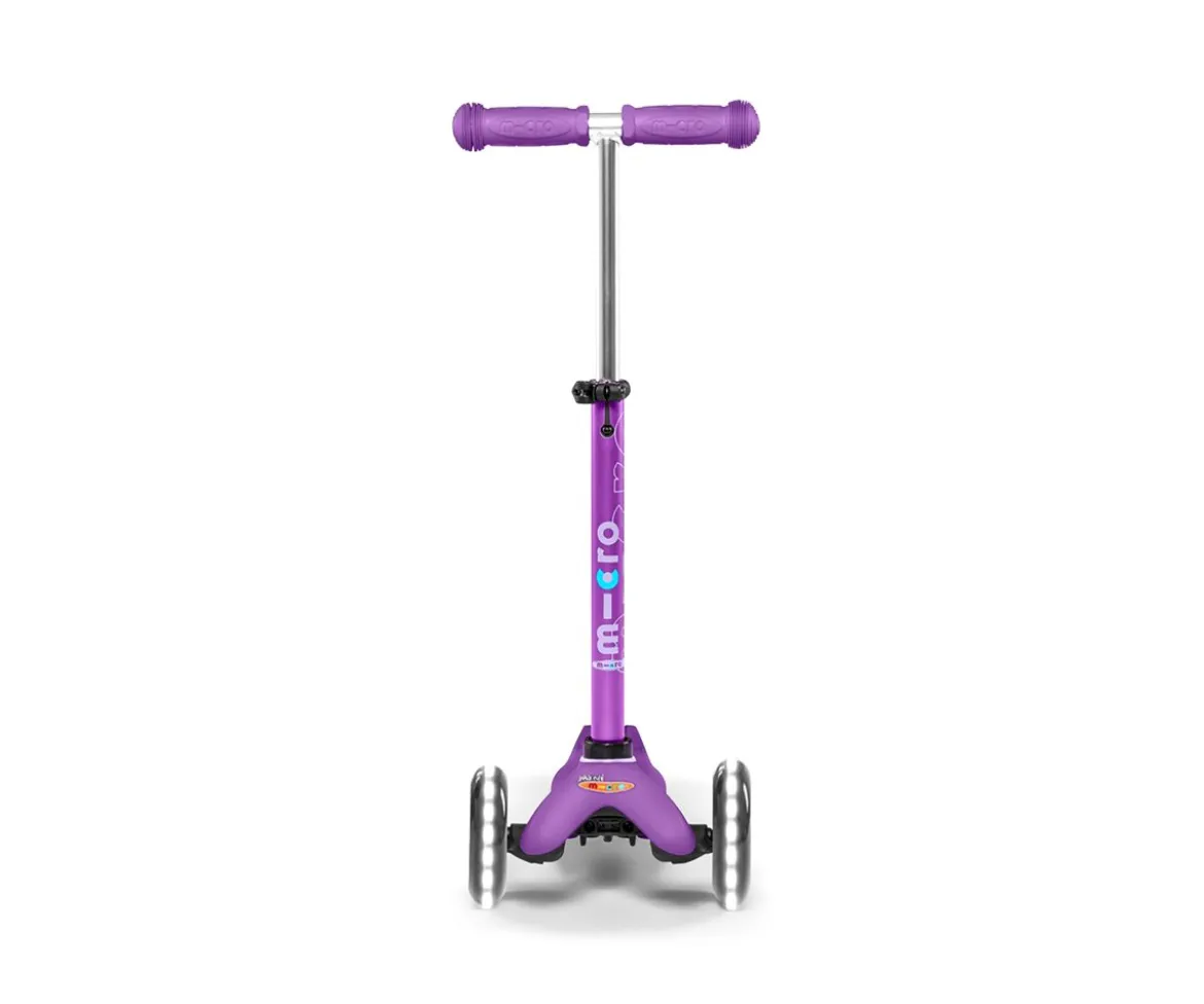 Patinete Mini Micro Deluxe Lila Led