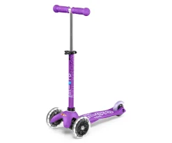 Patinete Mini Micro Deluxe Lila Led