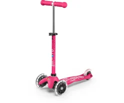 Patinete Mini Micro Deluxe Rosa Luces LED