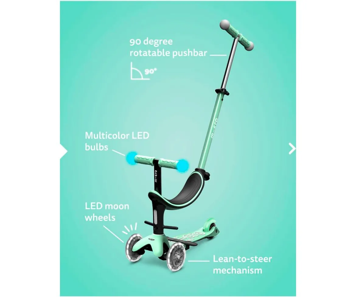 Patinete Mini Micro 2 Grow Deluxe Magic Menta