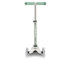 Patinete Plegable Mini Micro Deluxe Eco Verde Pistacho Luces LED