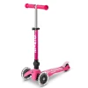 Patinete Plegable Mini Micro Deluxe Rosa Luces LED