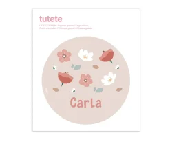 Pegatina Grande Little Garden para Caja Almuerzo