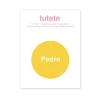 Pegatina Pequeña Amarilla para Botella