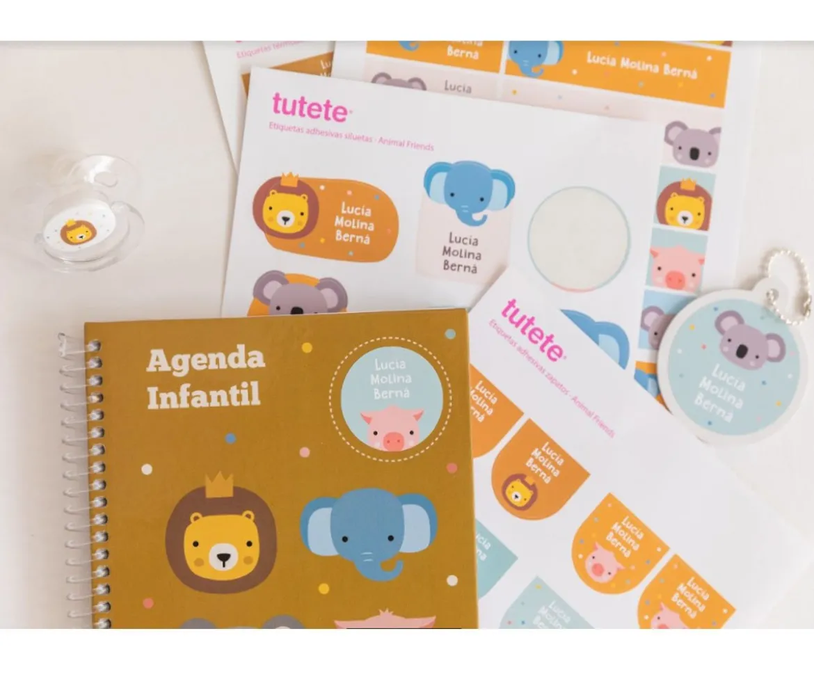29 Pegatinas para Objetos Animal Friends