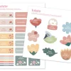 29 Pegatinas para Objetos Little Garden