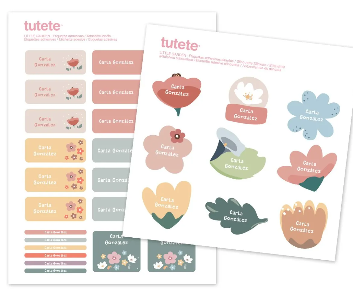 29 Pegatinas para Objetos Little Garden